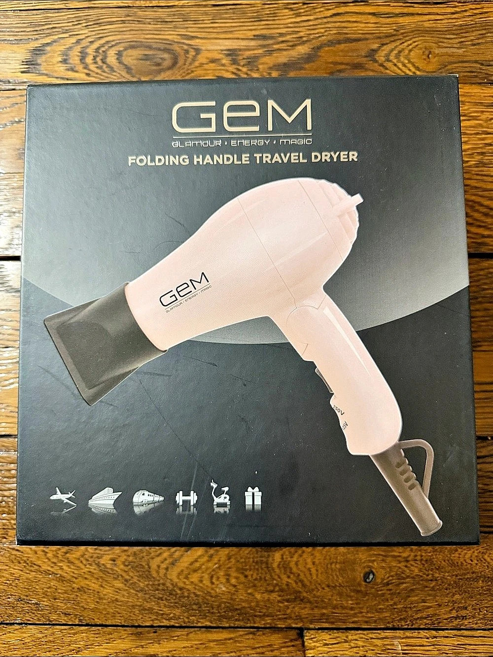 GEM Mini Folding Handle Travel Dryer Pink Folding Handle Travel Dryer NWT